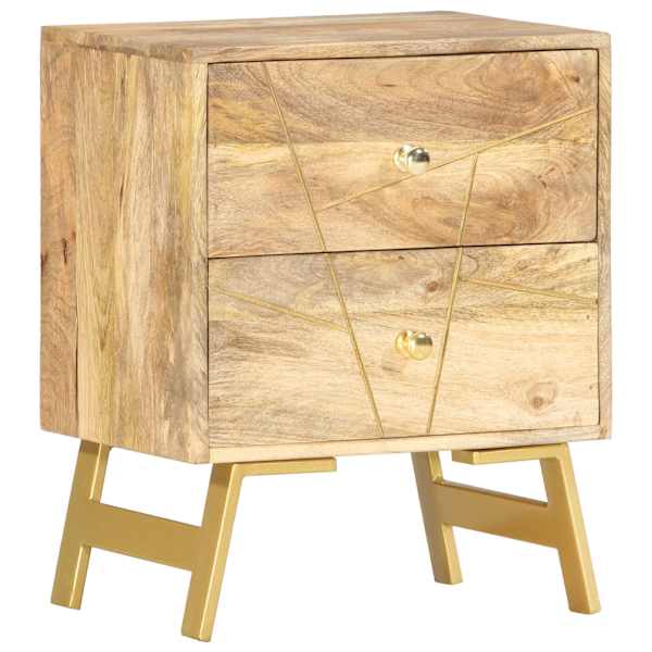 vidaXL &ouml;&ouml;kapp 40 x 30 x 50 cm toekas mangopuit