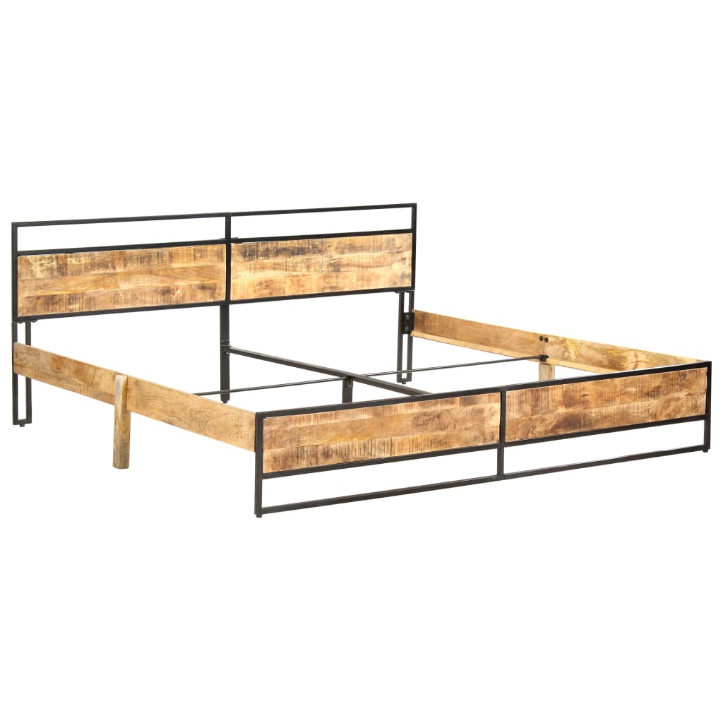 

vidaXL Bedframe massief ruw mangohout 180x200 cm