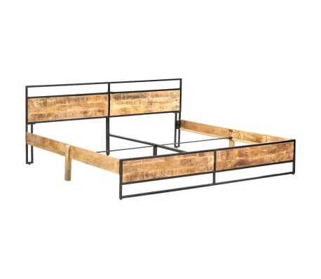 vidaXL Lovos rėmas, 180x200cm, neapdorotos mango medienos masyvas