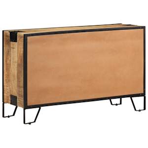 Příborník 100 x 31 x 60 cm masivní hrubé mangovníkové dřevo - obrázek 5