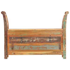 Lavice do předsíně 103 x 33 x 72 cm masivní recyklované dřevo - obrázek 2