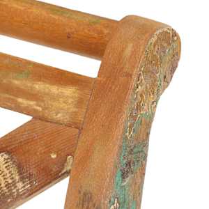 Lavice do předsíně 103 x 33 x 72 cm masivní recyklované dřevo - obrázek 6