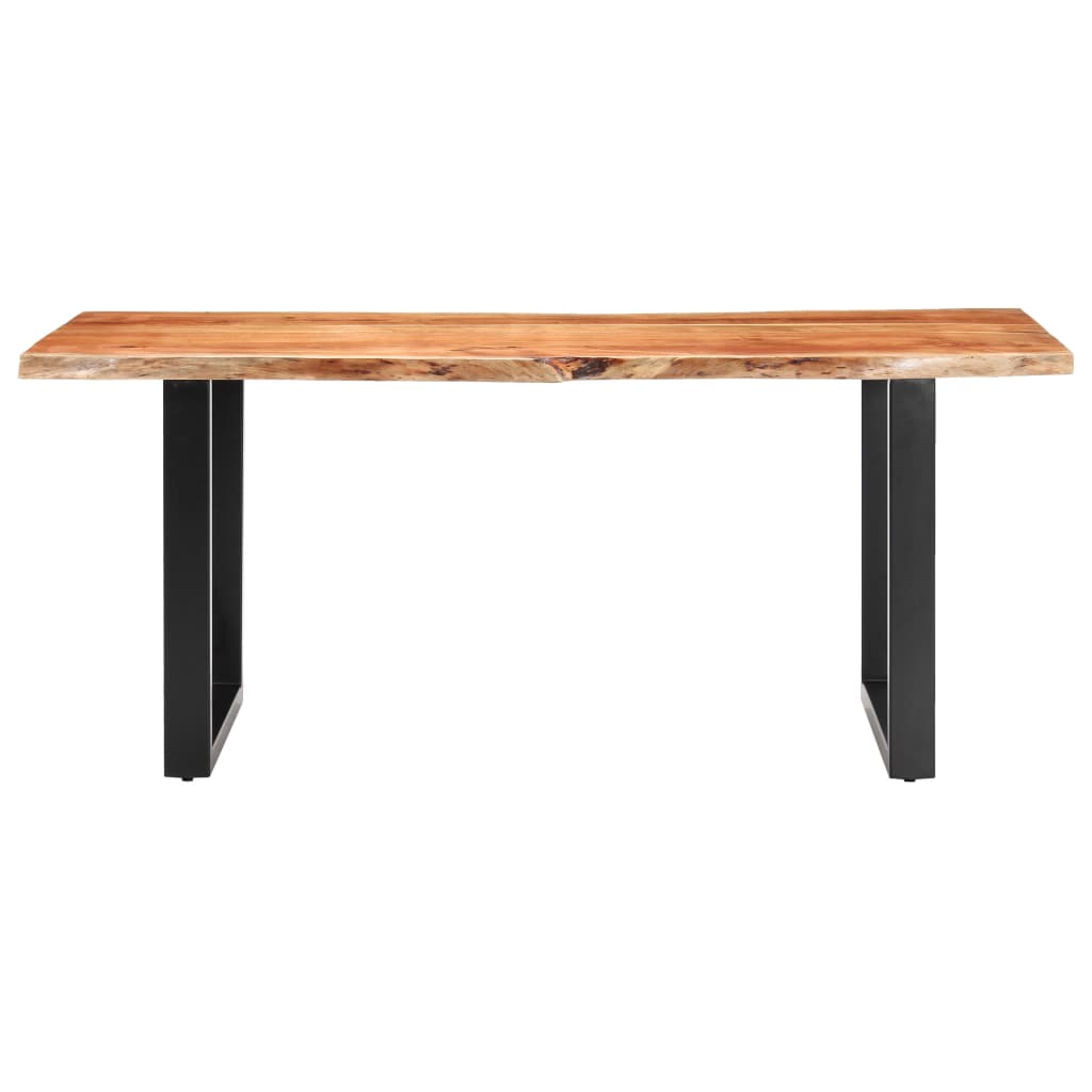 

vidaXL Eetkamertafel met natuurlijke randen 3,8 cm 200 cm acaciahout