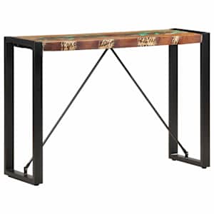 vidaXL konsoollaud, 110 x 35 x 76 cm, toekas taastatud puit