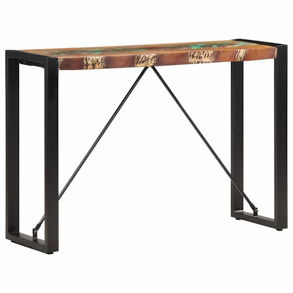 vidaXL konsoollaud, 110 x 35 x 76 cm, toekas taastatud puit