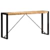 vidaXL konsoollaud, 150 x 35 x 76 cm, toekas mangopuit