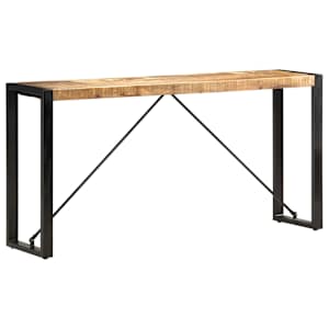 Konzolna mizica 150x35x76 cm trden mangov les