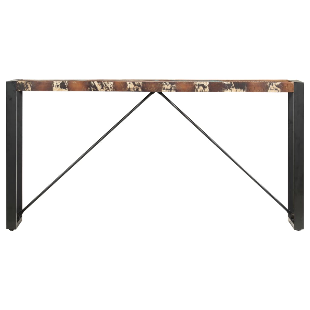 

vidaXL Wandtafel 150x35x76 cm massief gerecycled hout