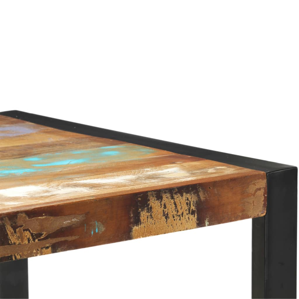 Tömör újrahasznosított fa tálalóasztal 150 x 35 x 76 cm 