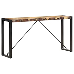 Konzolový stolek 150 x 35 x 76 cm masivní recyklované dřevo - obrázek 9
