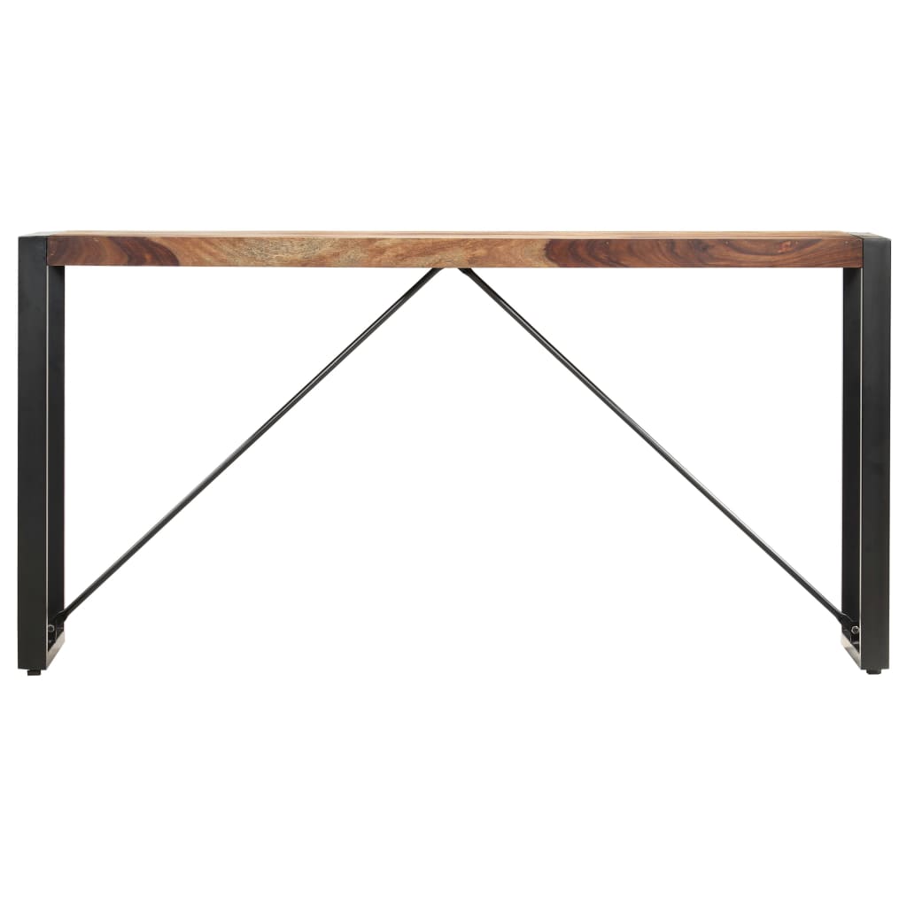

vidaXL Wandtafel 150x35x76 cm massief sheeshamhout