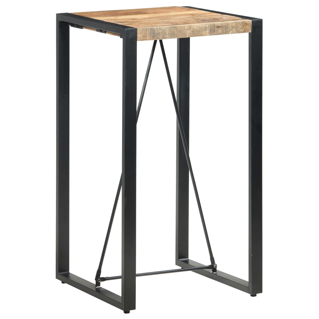 

vidaXL Bar Table 23.6"x23.6"x43.3" Solid Mango Wood