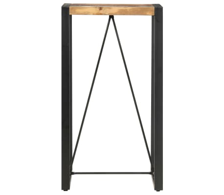 vidaXL Bar Table 60x60x110 cm Solid Reclaimed Wood