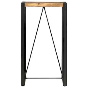 vidaXL Bar Table 60x60x110 cm Solid Reclaimed Wood
