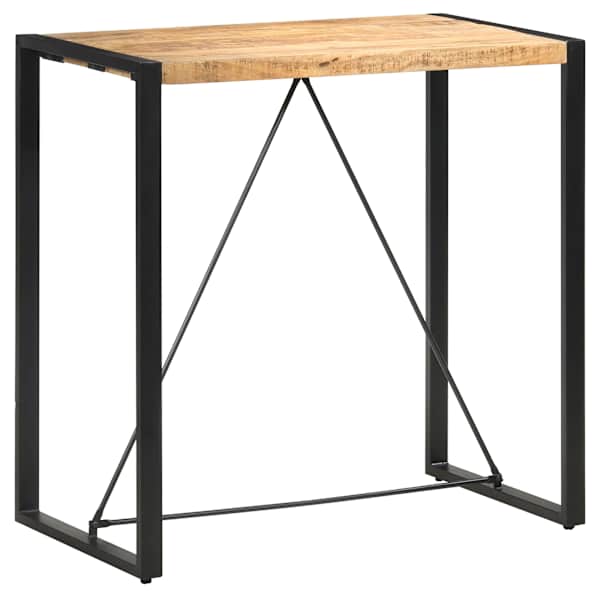 vidaXL baarilaud, 110 x 60 x 110 cm, toekas mangopuit