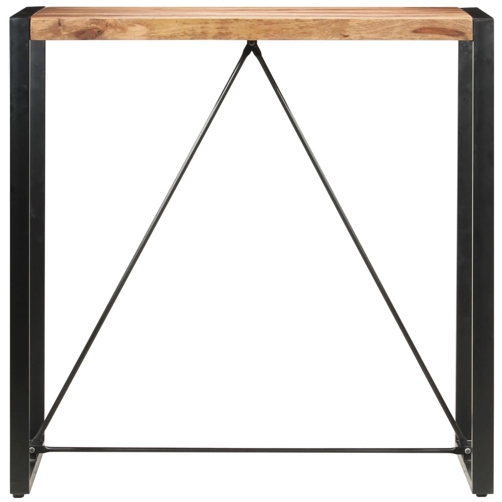 

vidaXL Bartafel 110x60x110 cm massief sheeshamhout