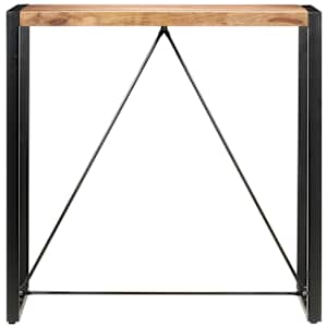 vidaXL Τραπέζι Μπαρ 110 x 60 x 110 εκ. από Μασίφ Ξύλο Sheesham