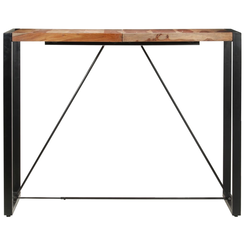

vidaXL Bartafel 140x70x110 cm massief sheeshamhout