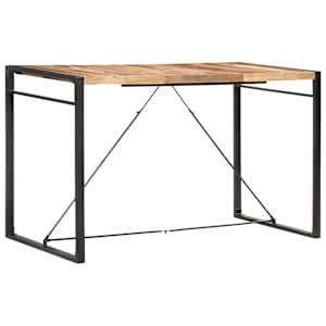Barový stůl 180 x 90 x 110 cm masivní akáciové dřevo - obrázek 7
