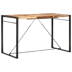 Barový stůl 180 x 90 x 110 cm masivní akáciové dřevo - obrázek 8
