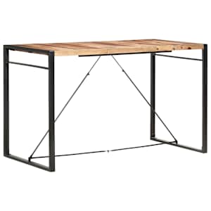 Barový stůl 180 x 90 x 110 cm masivní akáciové dřevo - obrázek 9