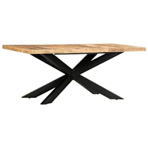 vidaXL s&ouml;&ouml;gilaud, 180 x 90 x 76 cm, t&ouml;&ouml;tlemata mangopuit