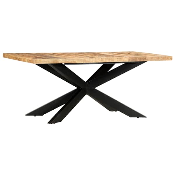 vidaXL s&ouml;&ouml;gilaud, 180 x 90 x 76 cm, t&ouml;&ouml;tlemata mangopuit