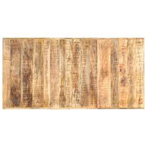 Jídelní stůl 180 x 90 x 76 cm masivní hrubé mangovníkové dřevo - obrázek 4