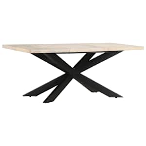 vidaXL s&ouml;&ouml;gilaud, 180 x 90 x 76 cm, toekas pleegitatud mangopuit