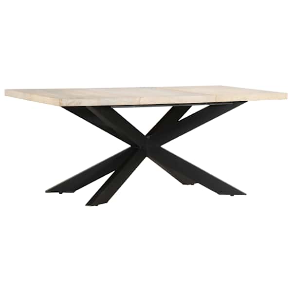 vidaXL s&ouml;&ouml;gilaud, 180 x 90 x 76 cm, toekas pleegitatud mangopuit