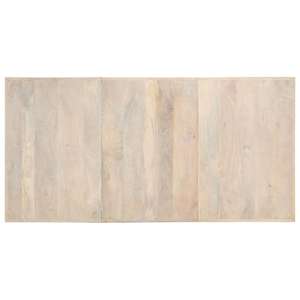 Jídelní stůl 180 x 90 x 76 cm masivní bělené mangovníkové dřevo - obrázek 4