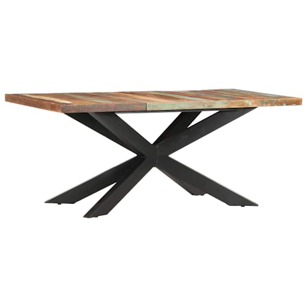 vidaXL s&ouml;&ouml;gilaud, 180 x 90 x 76 cm, toekas taaskasutatud puit