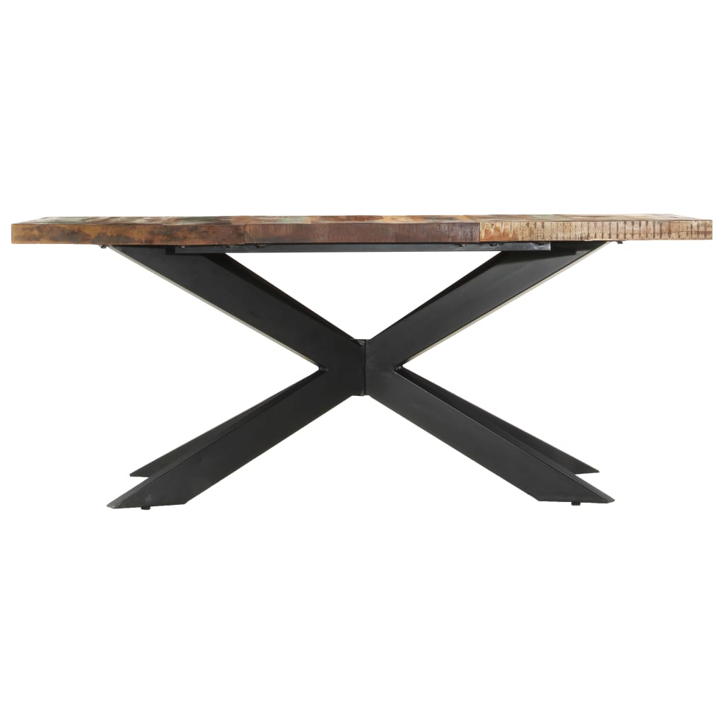 

vidaXL Eettafel 180x90x76 cm massief gerecycled hout