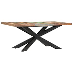 Jídelní stůl 180 x 90 x 76 cm masivní recyklované dřevo - obrázek 7