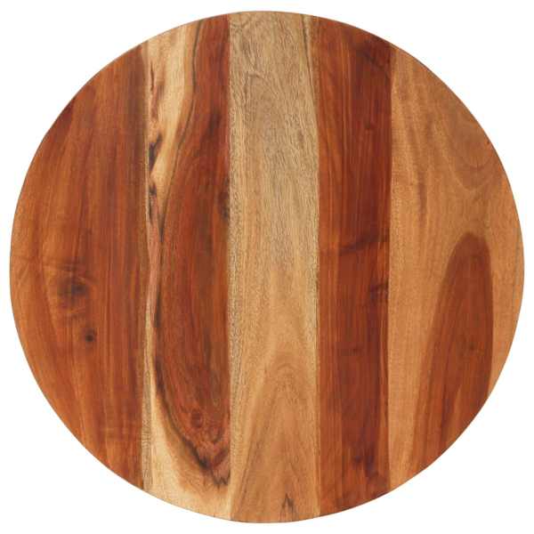 vidaXL lauaplaat tugevast akaatsiapuidust, &uuml;mmargune, 15-16 mm 60 cm