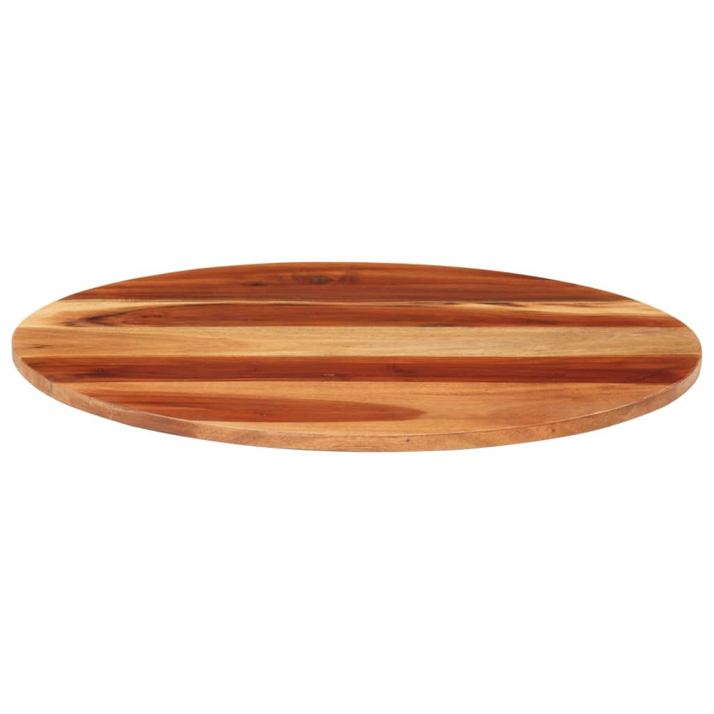 Stolní deska masivní sheeshamové dřevo kulatá 15–16 mm 60 cm