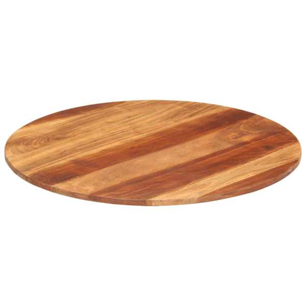 vidaXL lauaplaat tugevast akaatsiapuidust, &uuml;mmargune, 15-16 mm 70 cm