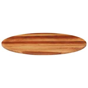 Stolní deska masivní akáciové dřevo kulatá 15–16 mm 70 cm - obrázek 6