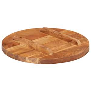 Stolní deska masivní akáciové dřevo kulatá 25–27 mm 40 cm - obrázek 3