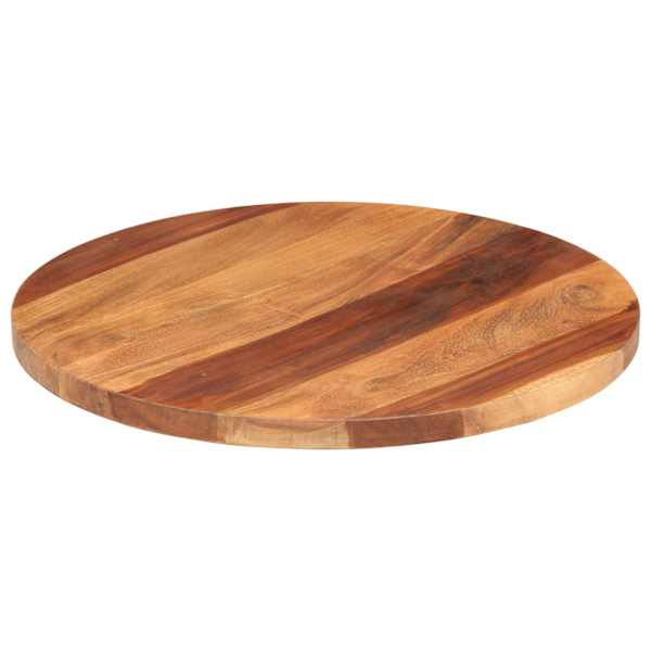vidaXL lauaplaat akaatsiapuidust, &uuml;mmargune, 25-27 mm 50 cm