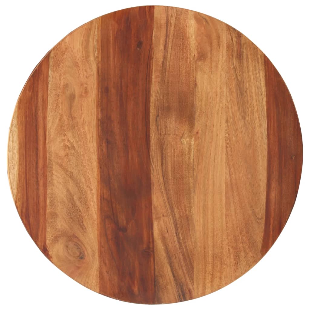 vidaXL Blat de masă, 50 cm, lemn masiv sheesham, rotund, 25-27 mm vidaxl.ro