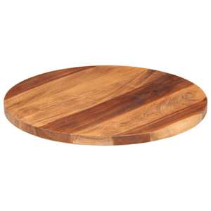 Stolní deska masivní akáciové dřevo kulatá 25–27 mm 50 cm - obrázek 1