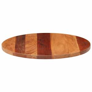Stolní deska masivní akáciové dřevo kulatá 25–27 mm 50 cm - obrázek 7