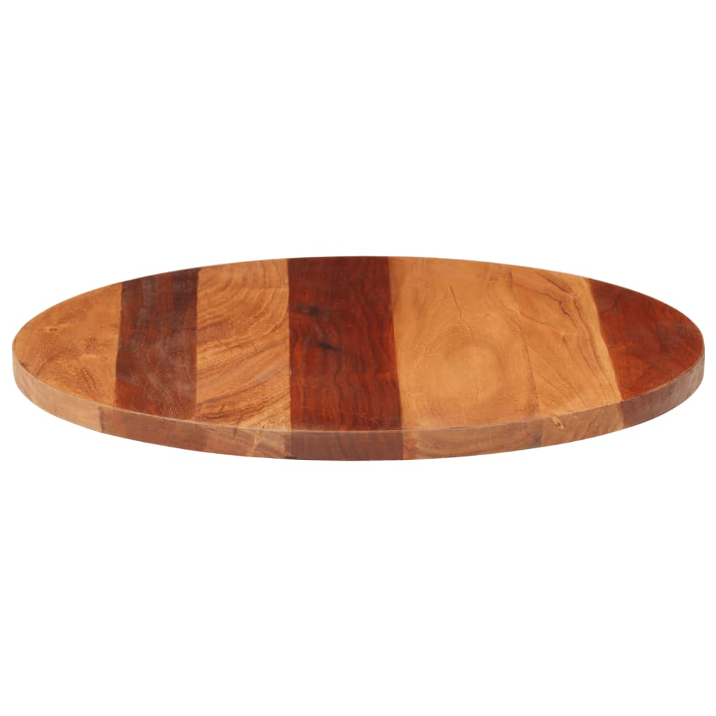Stolní deska masivní sheeshamové dřevo kulatá 25–27 mm 60 cm