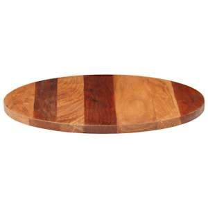 Stolní deska masivní akáciové dřevo kulatá 25–27 mm 60 cm - obrázek 7