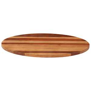 Stolní deska masivní akáciové dřevo kulatá 25–27 mm 80 cm - obrázek 7