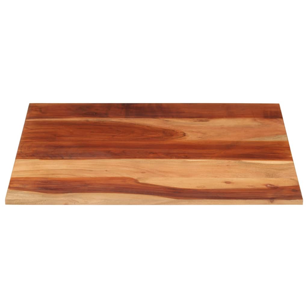 Stolní deska masivní sheeshamové dřevo 15–16 mm 60 x 70 cm