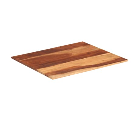 vidaXL Superficie de mesa madera maciza de sheesham 15-16 mm 60x70 cm