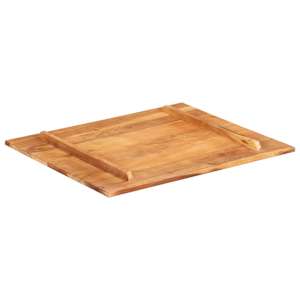 Stolní deska masivní akáciové dřevo 15–16 mm 60 x 70 cm - obrázek 5