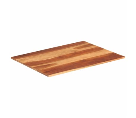 vidaXL Table Top Solid Sheesham Wood 15-16 mm 60x80 cm